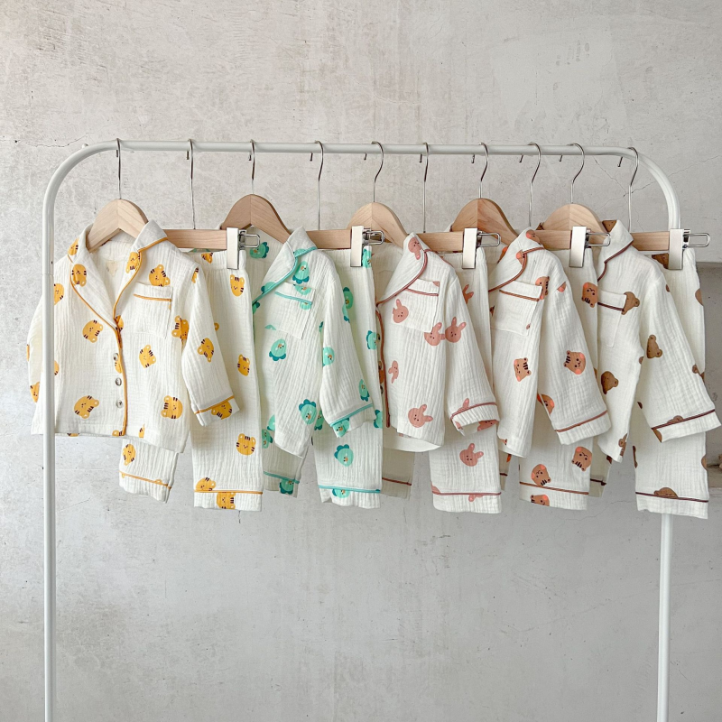 2pcs Animal Toddler Pajamas Suit