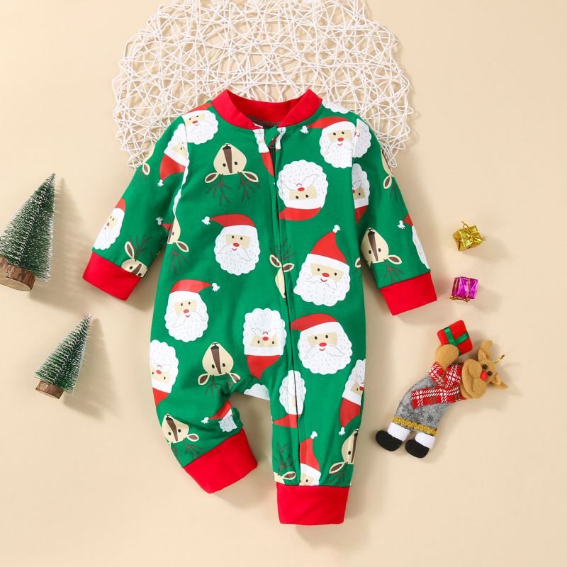 Baby Santa Claus Pajamas Jumpsuit