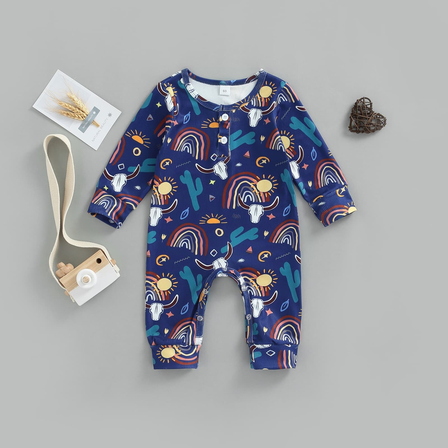 Baby Newborn Cow Jumpsuit