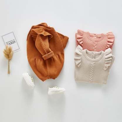 Girls' Knitted Sweater-visikids