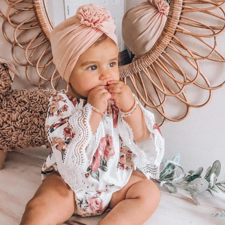 Sassy Baby Floral Bell Romper