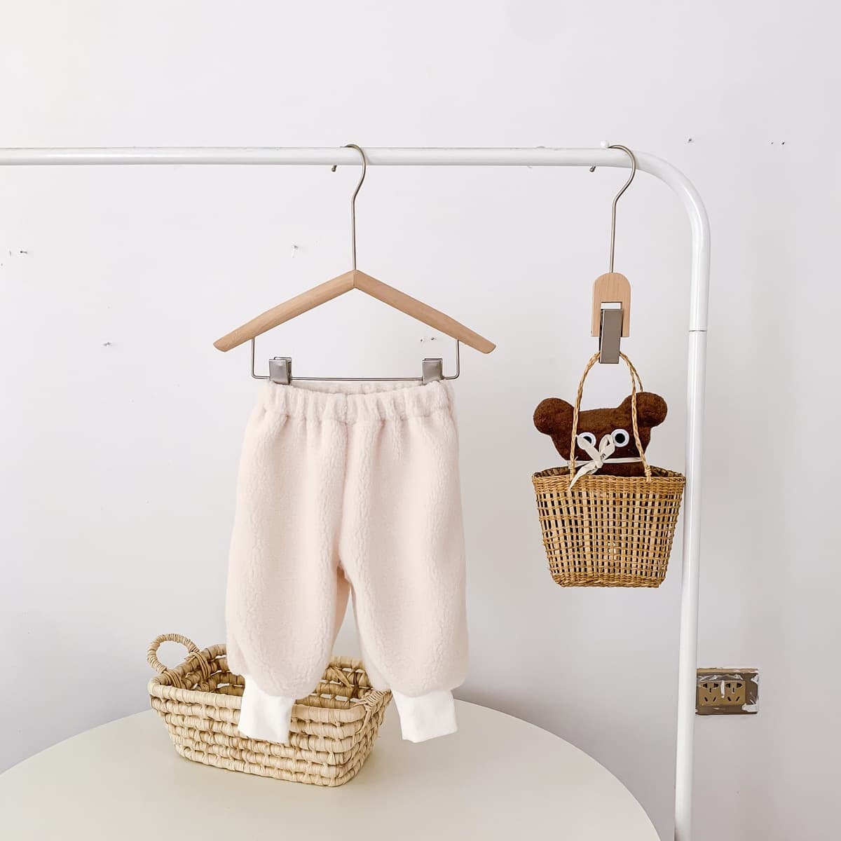 Baby Plush Pure Color Pant