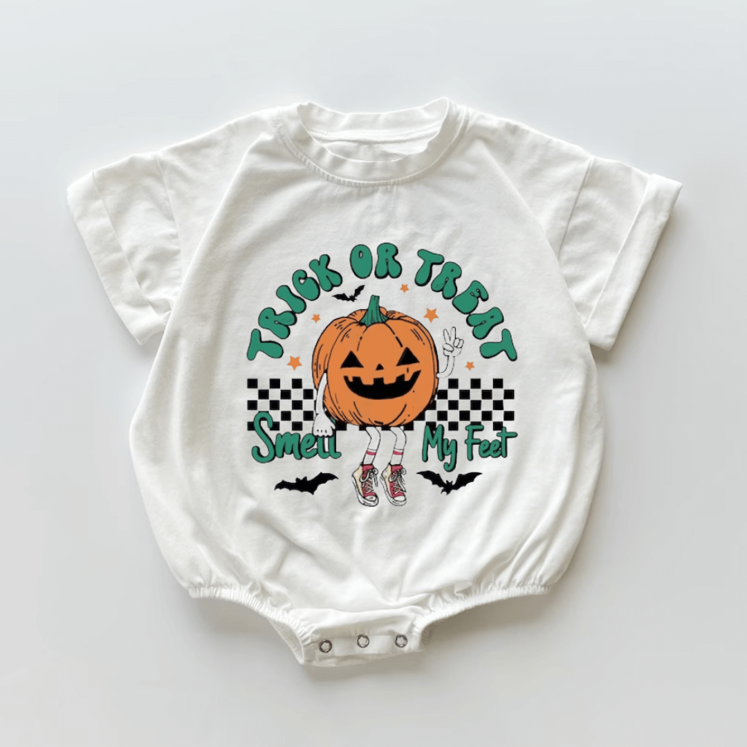 Baby Trick or Treat Smell My Feet Romper