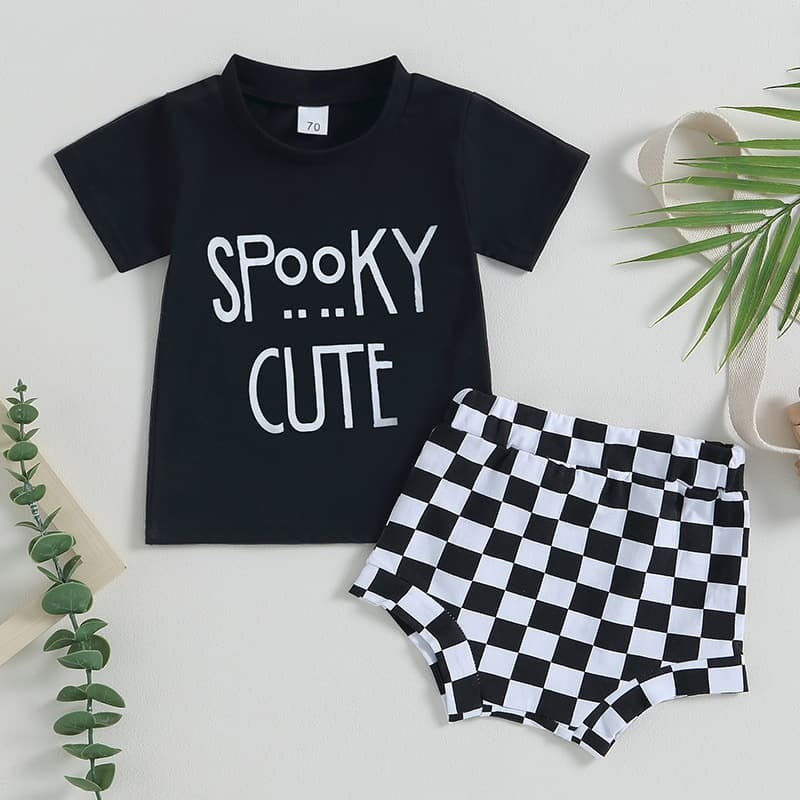 Baby Spooky Cute Checkboad Set