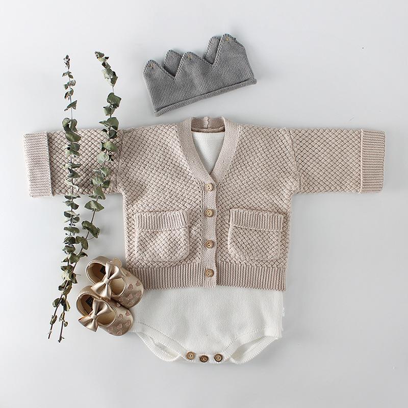 Spring New Baby Knitted Jacket Cardigan