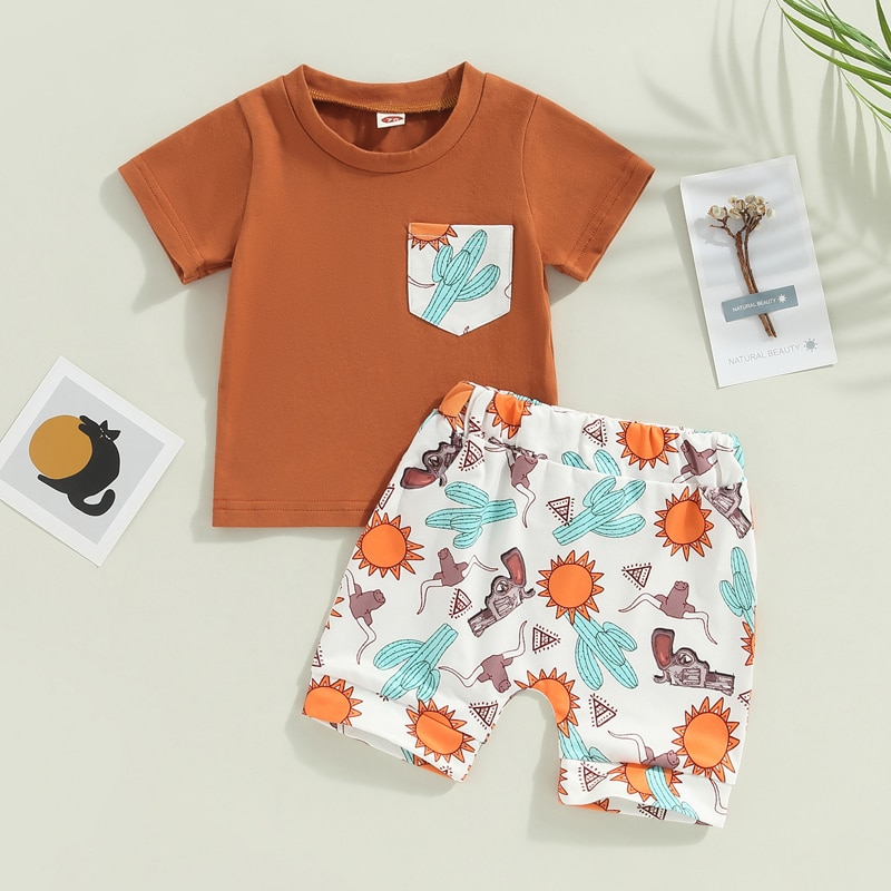 Baby Boy Cactus Casual Outfits