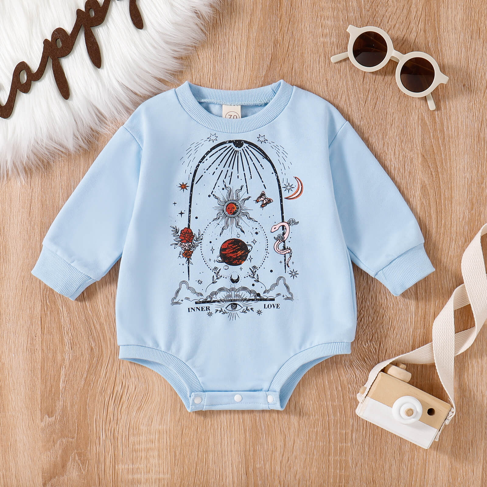 Blue Baby Rompervisikids