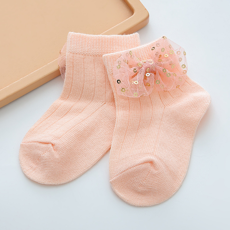 Baby Lace Bowknot Princess Girls Socks