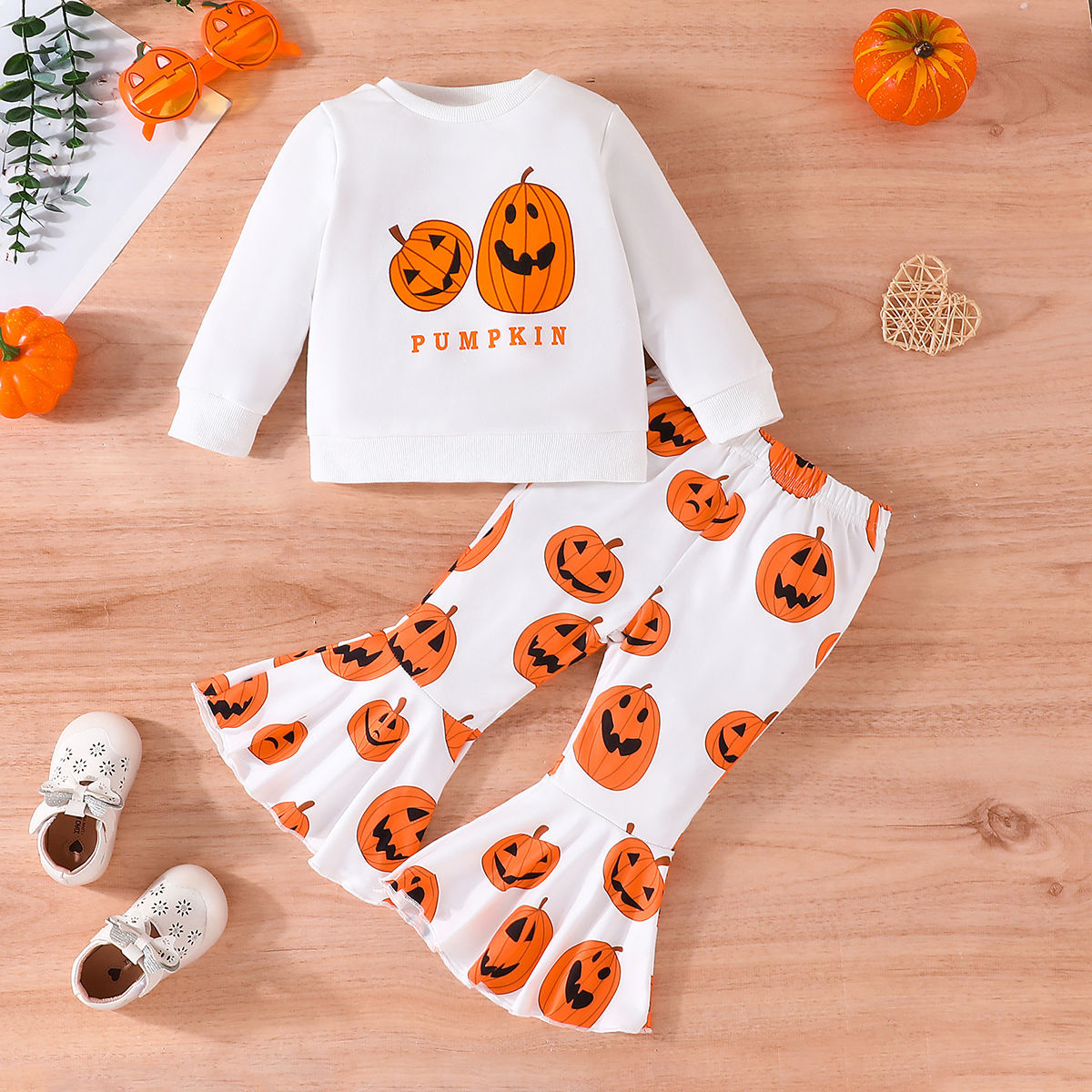 Toddler Halloween Pumpkin Suit