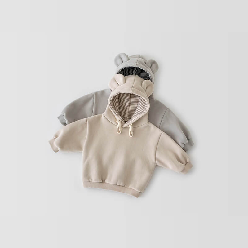 Baby Neutral Solid Bear Set