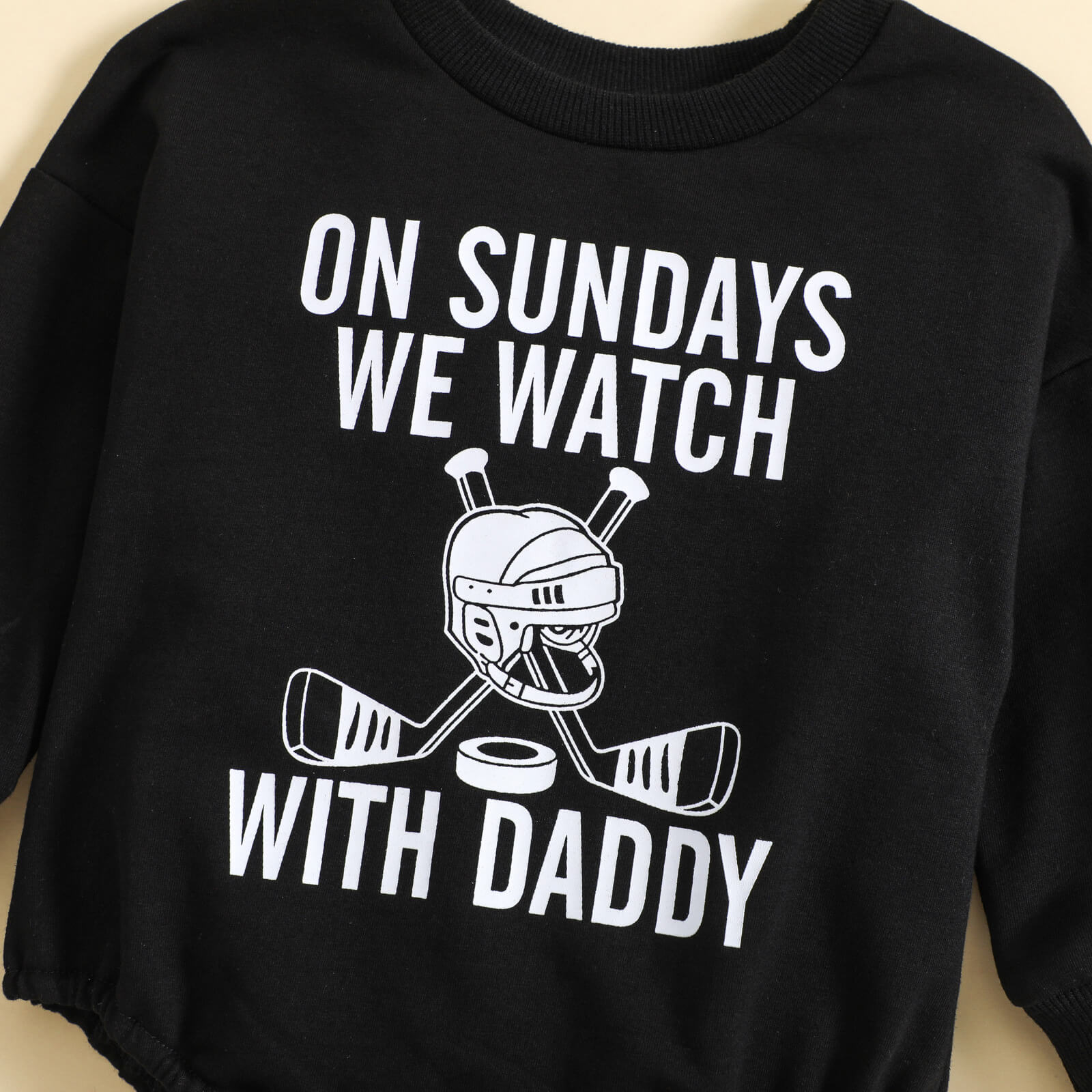 Baby On Sundays We Watch With Daddy Romper