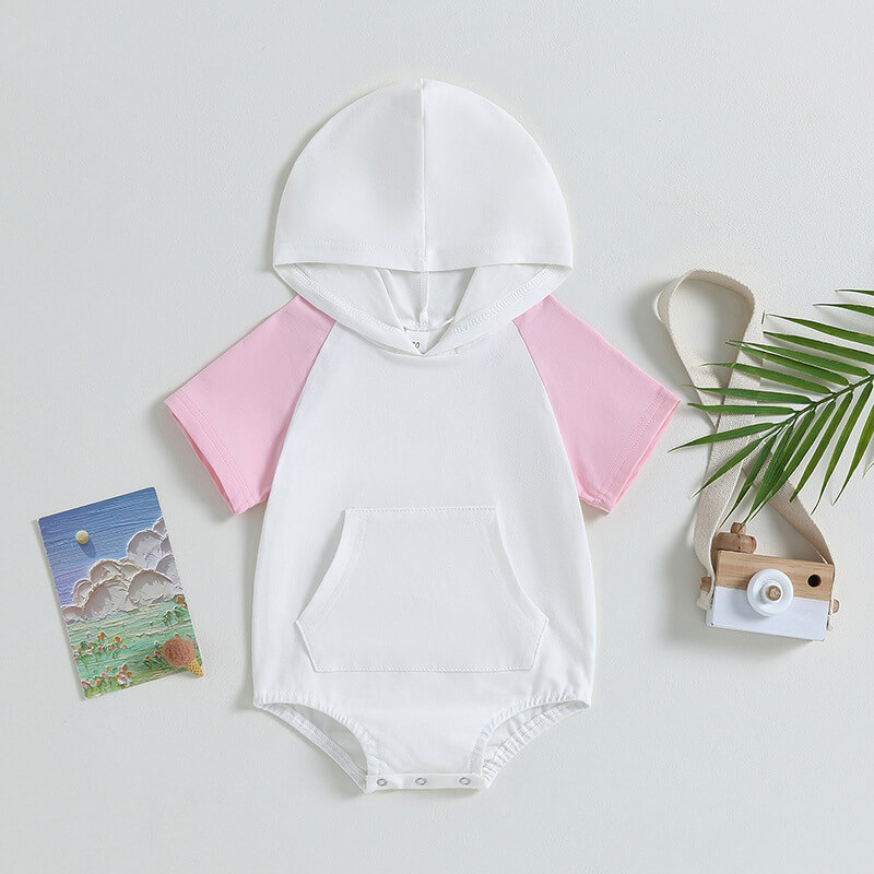 Baby Neutal Color Block Romper