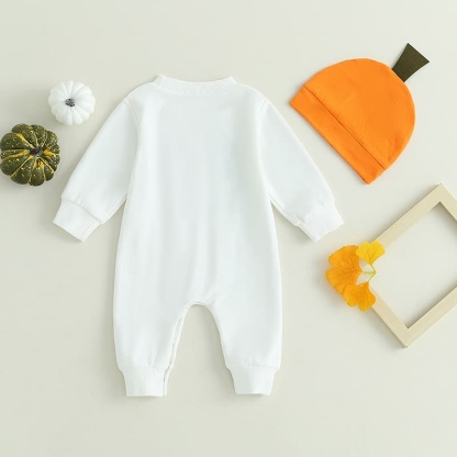 Baby My 1st Halloween Jumpsuit With Hat