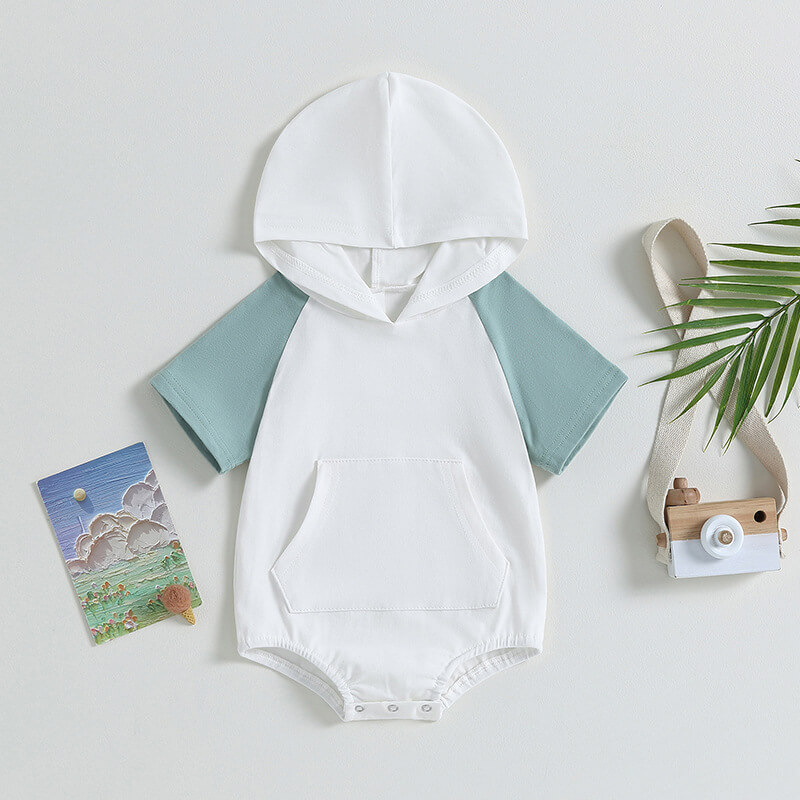 Baby Neutal Color Block Romper