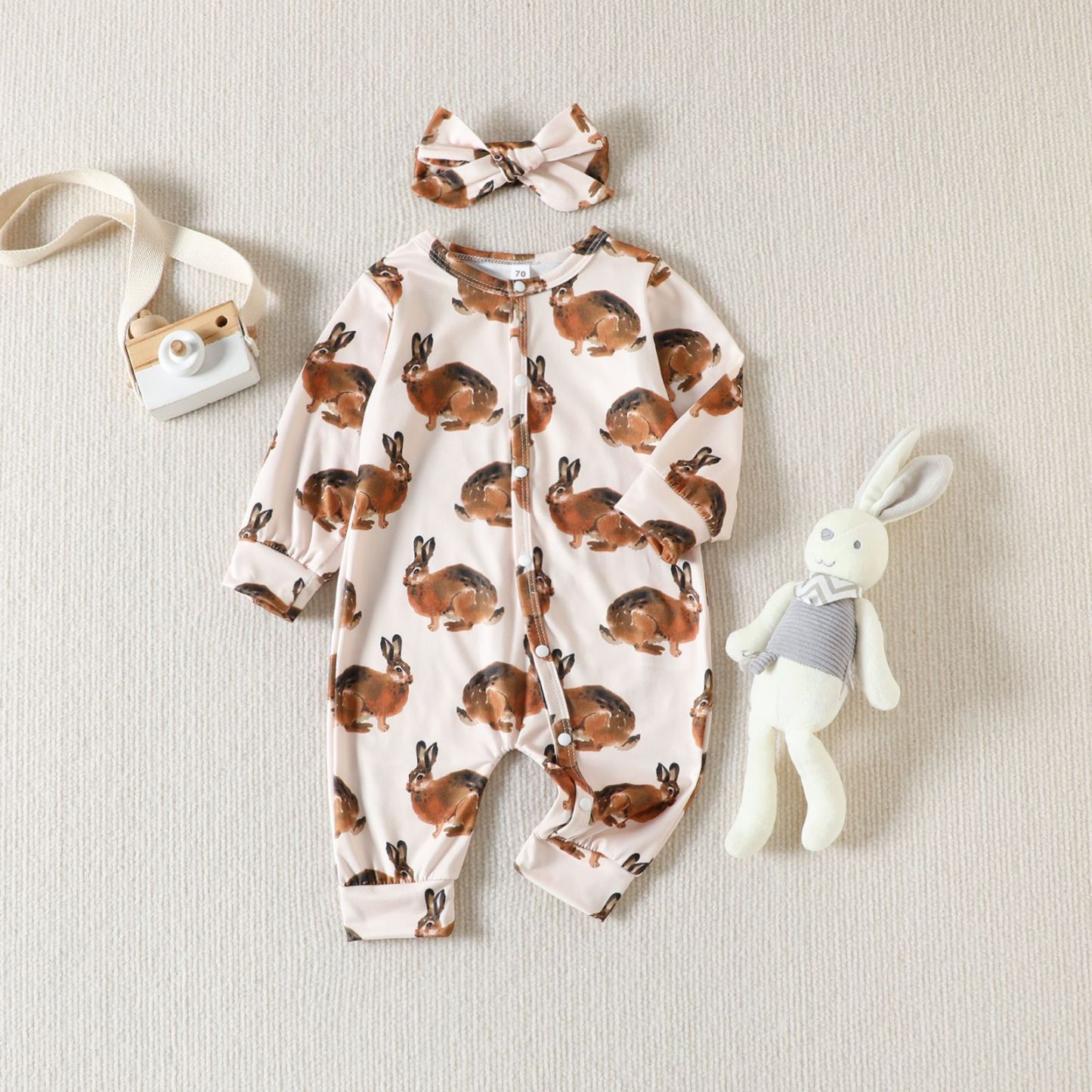 Newborn Bunny Baby Jumpsuits
