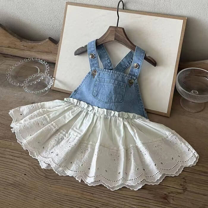 Baby Girl Denim Overall Dress