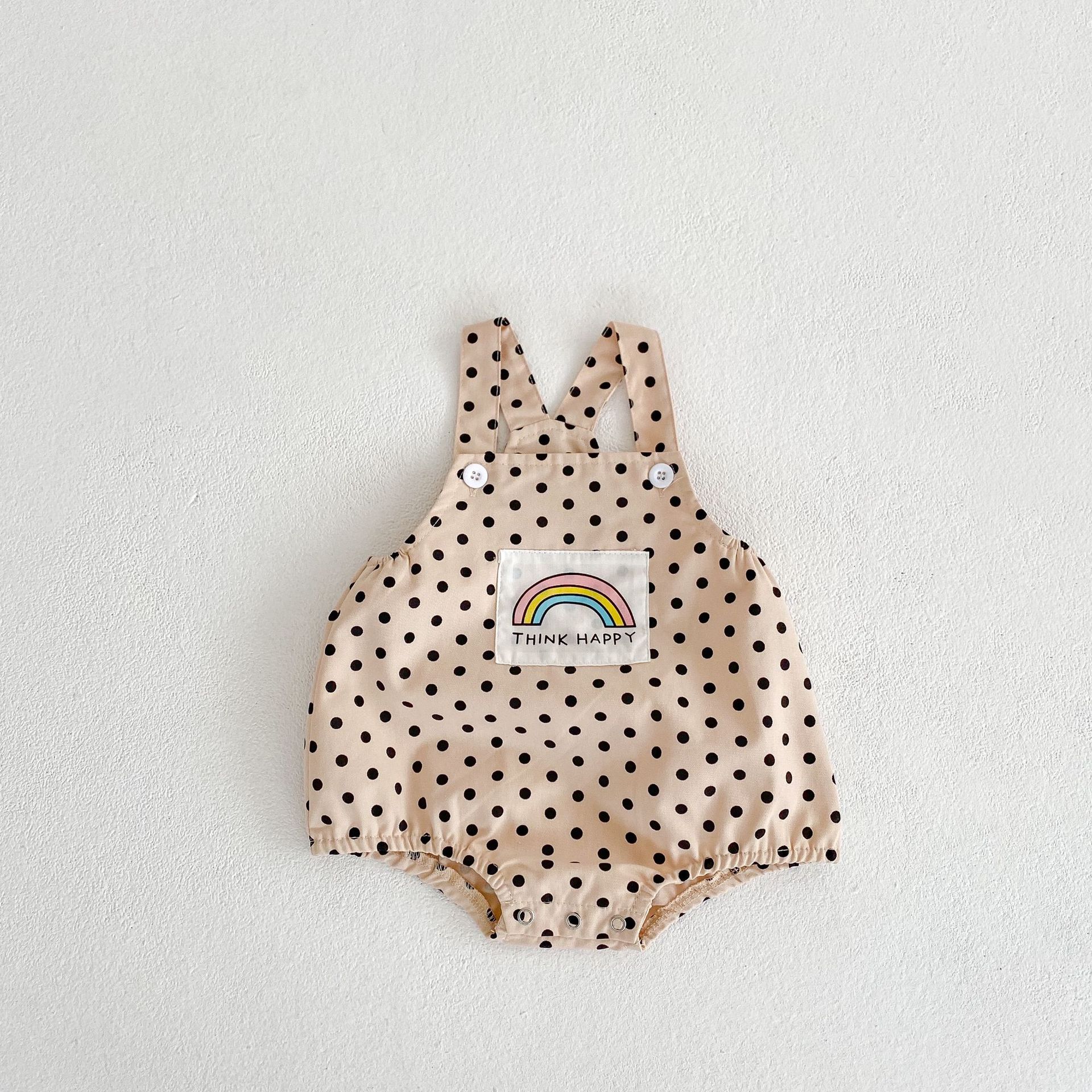 Baby Summer Rainbow Shortalls