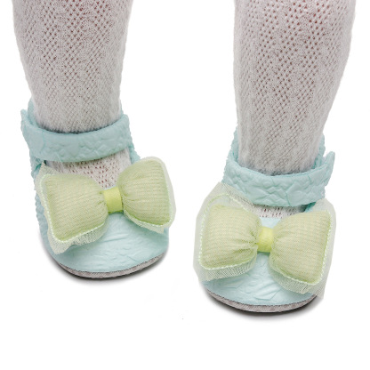 Embossed Bow Princess Soft Shoes