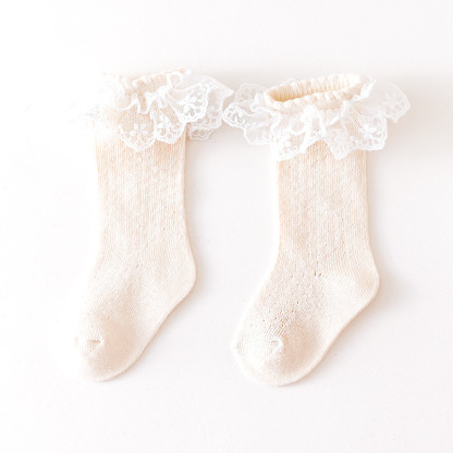 Girls Hollow Mesh Thin Baby Socks