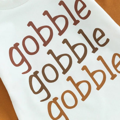 Newborn Thanksgiving Gobble Romper