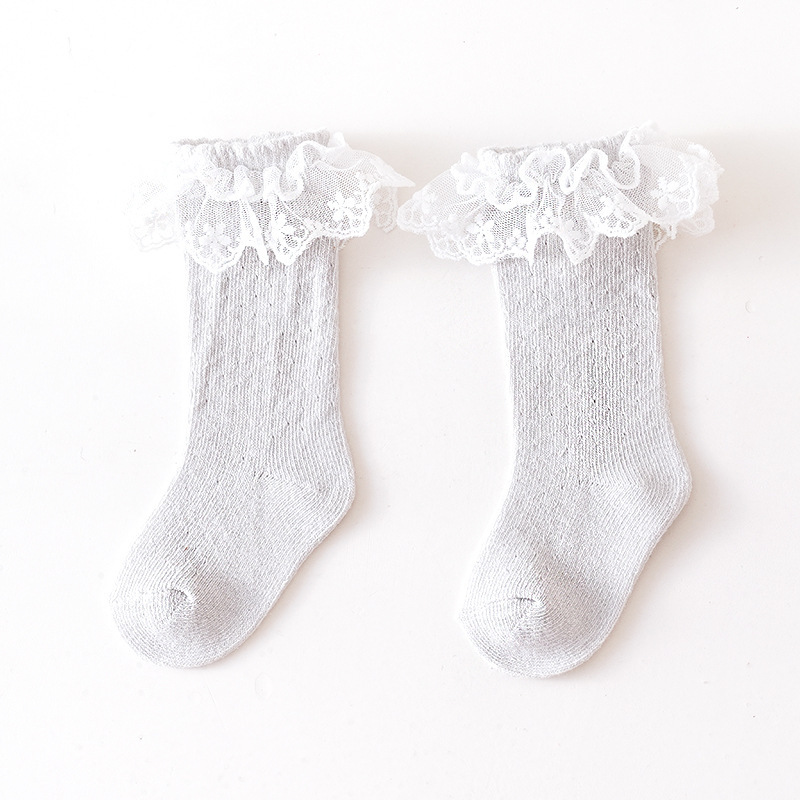 Girls Hollow Mesh Thin Baby Socks