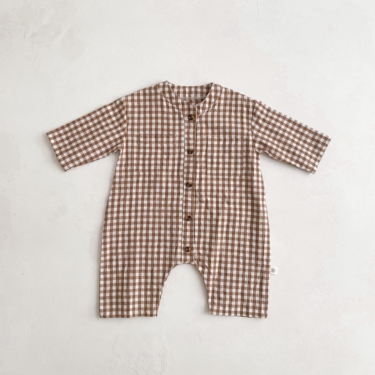 Baby Soft Checkered Jumpsuit-visikids