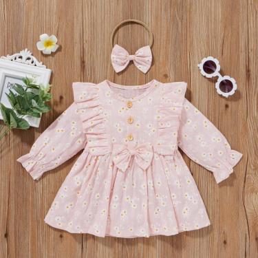 2-Piece Little Daisy Long Sleeve Dress-visikids