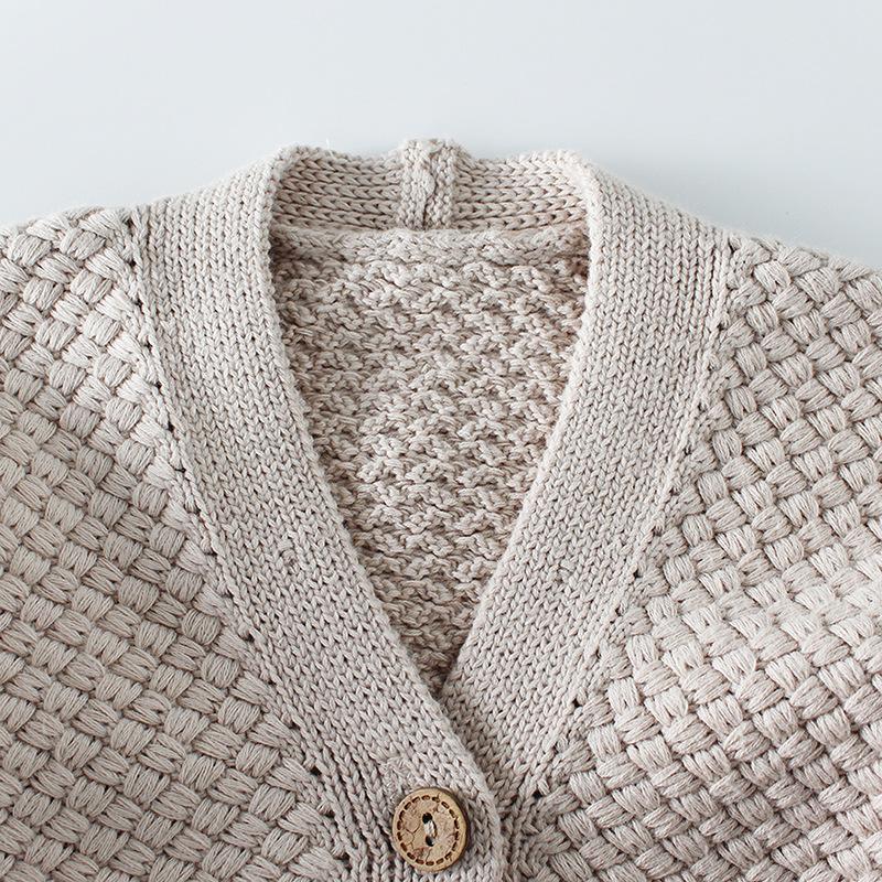 Spring New Baby Knitted Jacket Cardigan