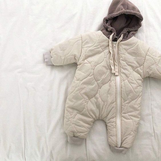 Baby Winter Thick Hooded Romper
