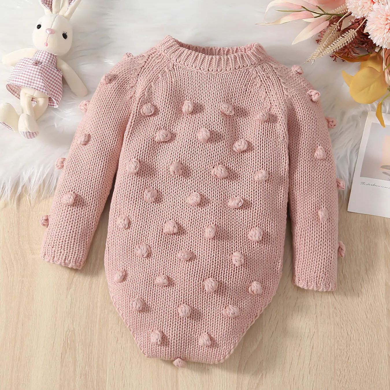 Baby Handmade Pink Sweater