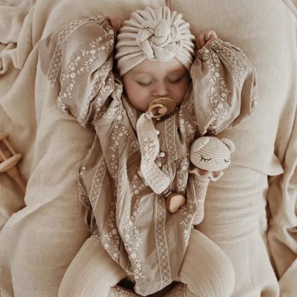 Baby Cotton Linen puff