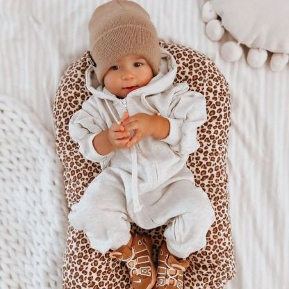 Baby Winter Pure Color Jumpsuit