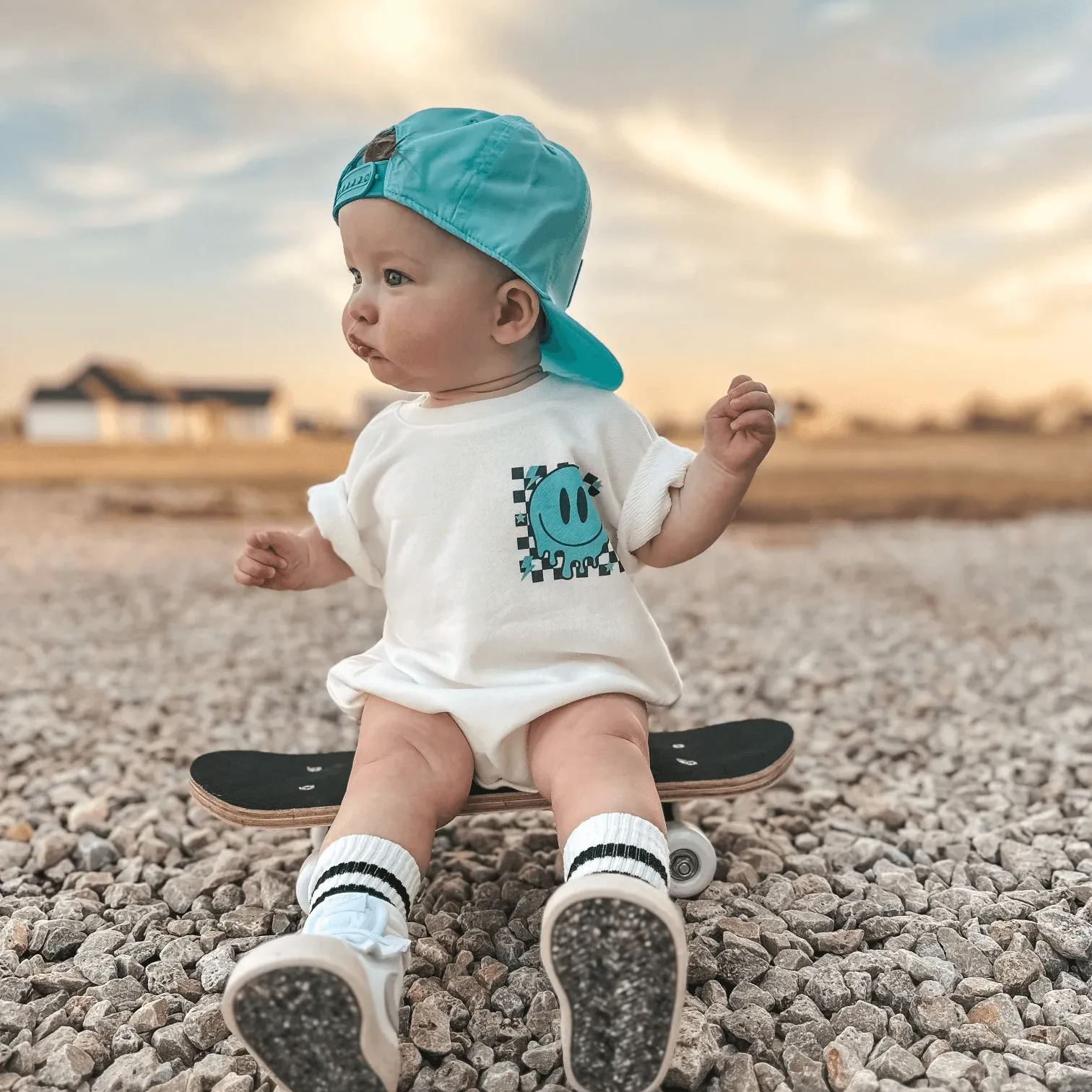 Baby Skateboard Romper