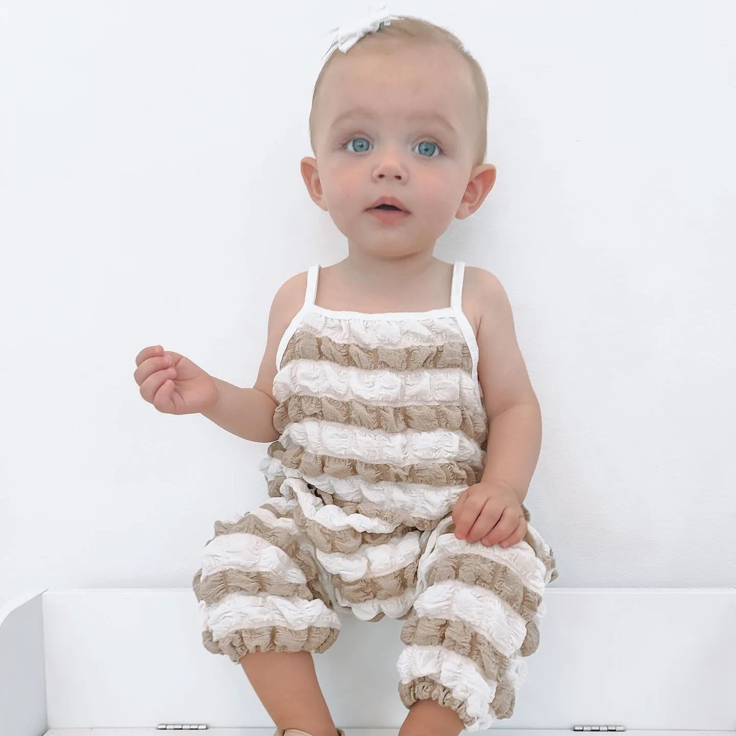 Baby Girl Puff Jumpsuit