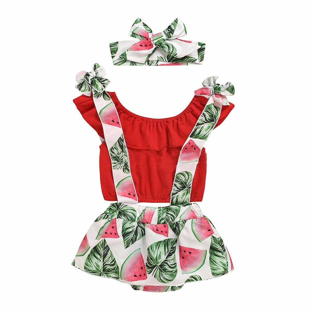 3-Piece Baby Off-the-shoulder Fruit Set.