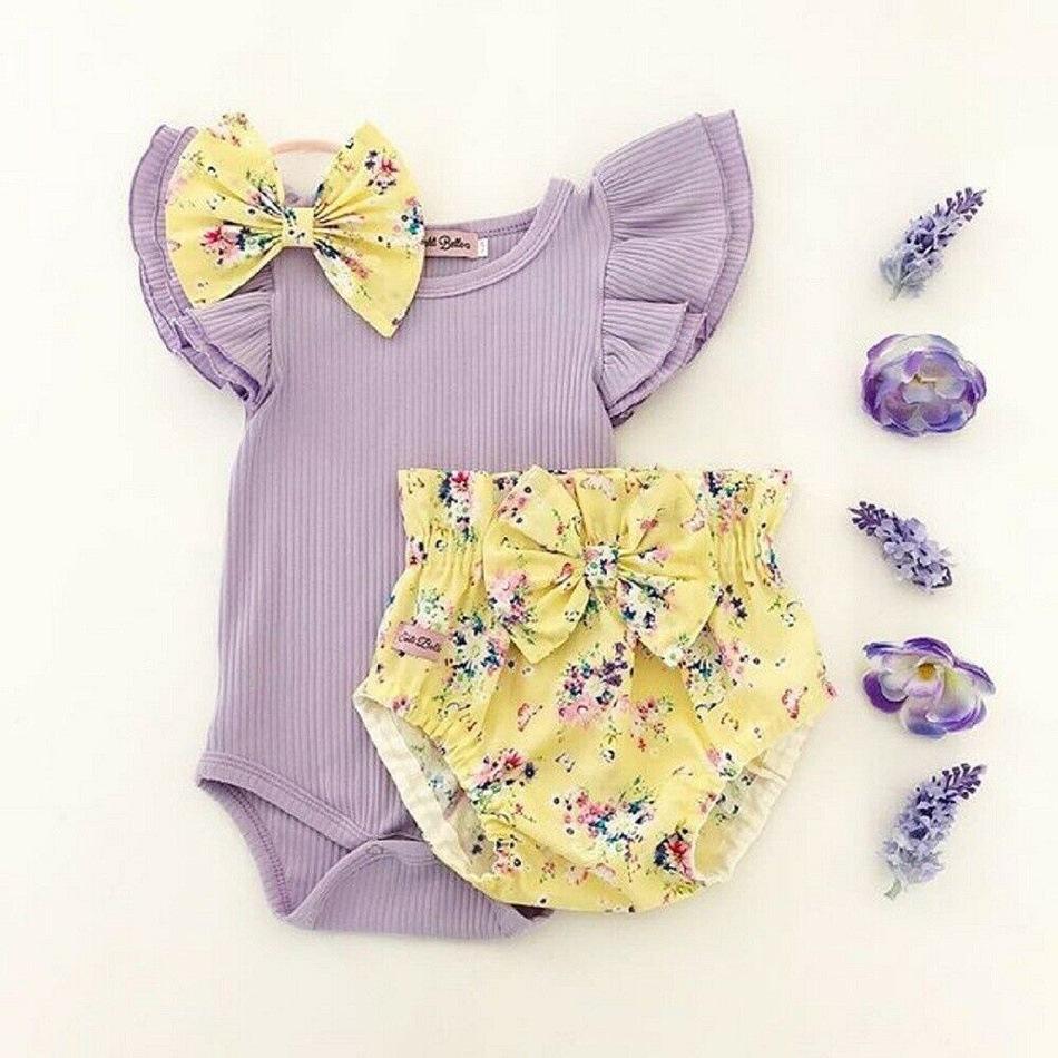 3-piece Baby Floral Cotton Suit-visikids