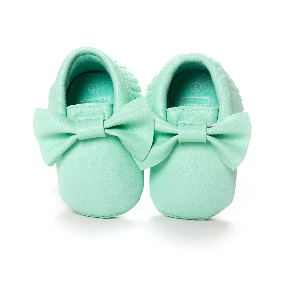 Baby Simple Bowknot Shoes-visikids