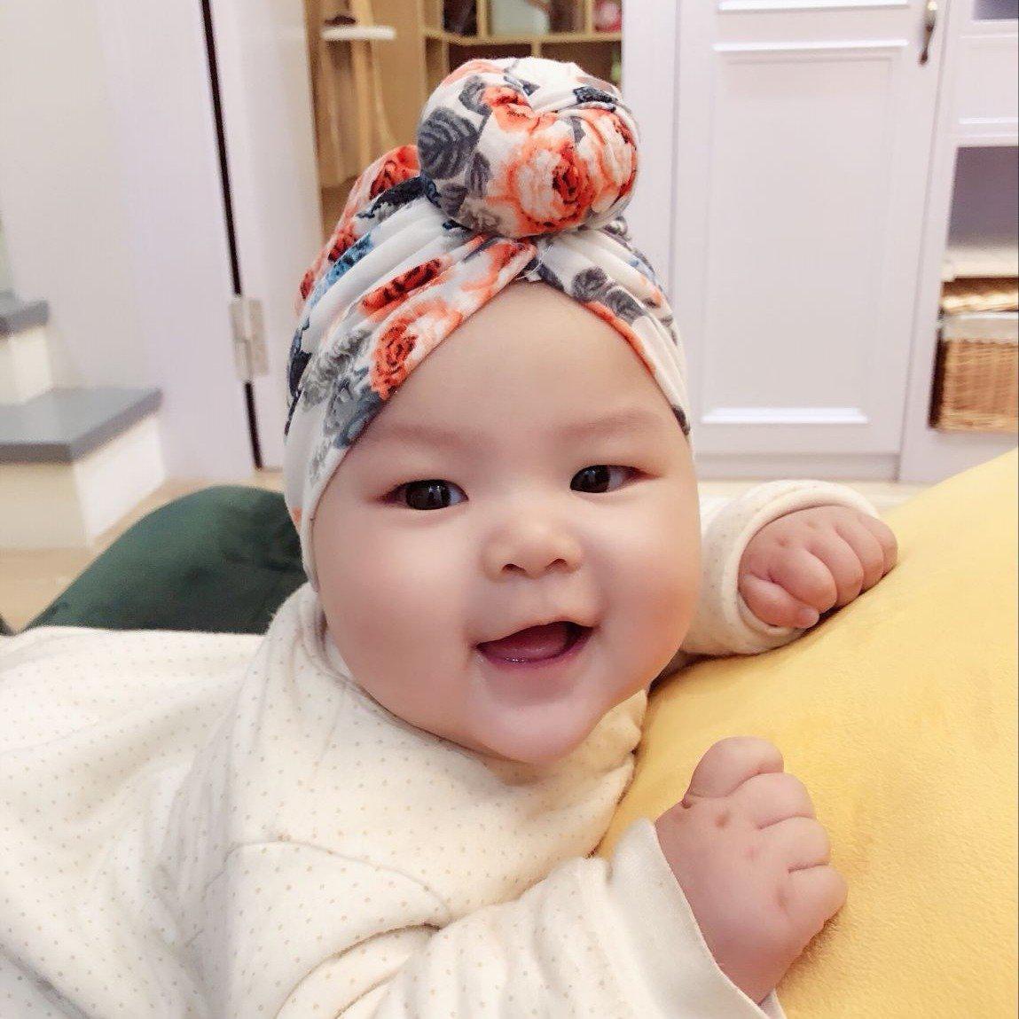Baby Calico Cotton Headband.