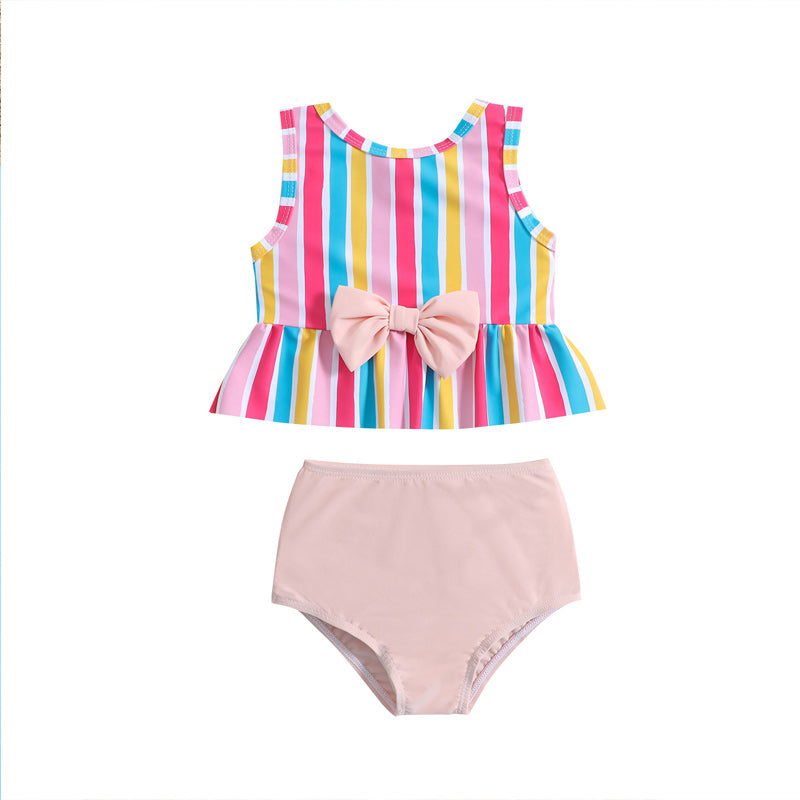 Toddler Rainbow Swimwear.
