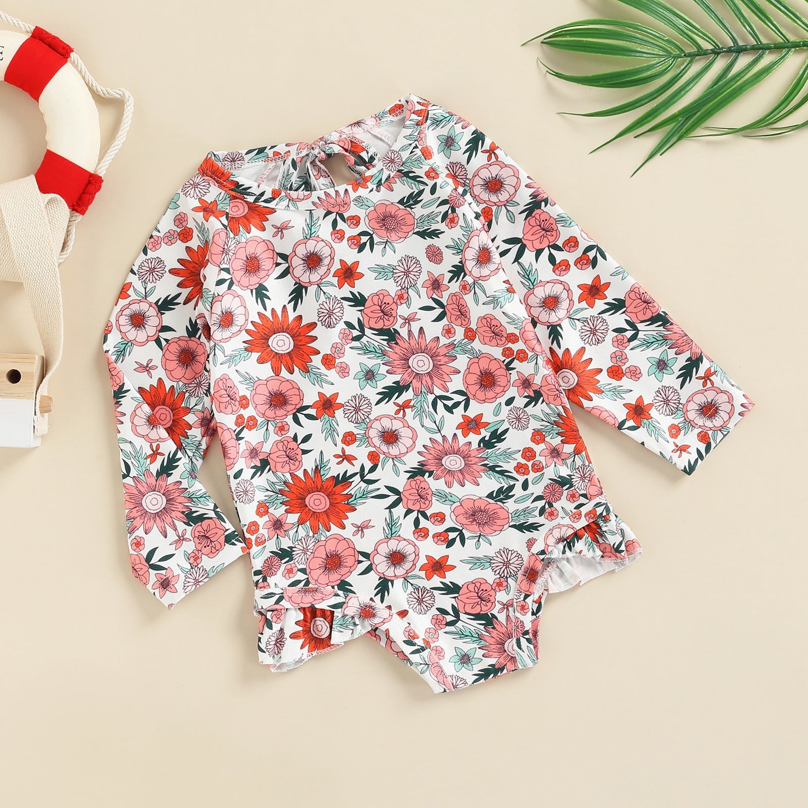 Cute Printed Swimsuit.