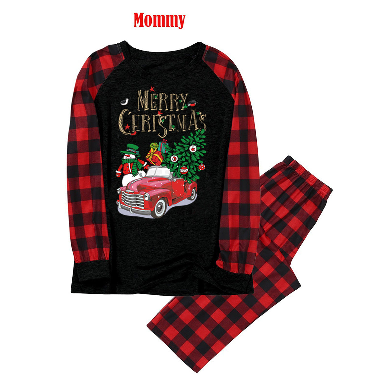 Christmas Plaid Family Sets