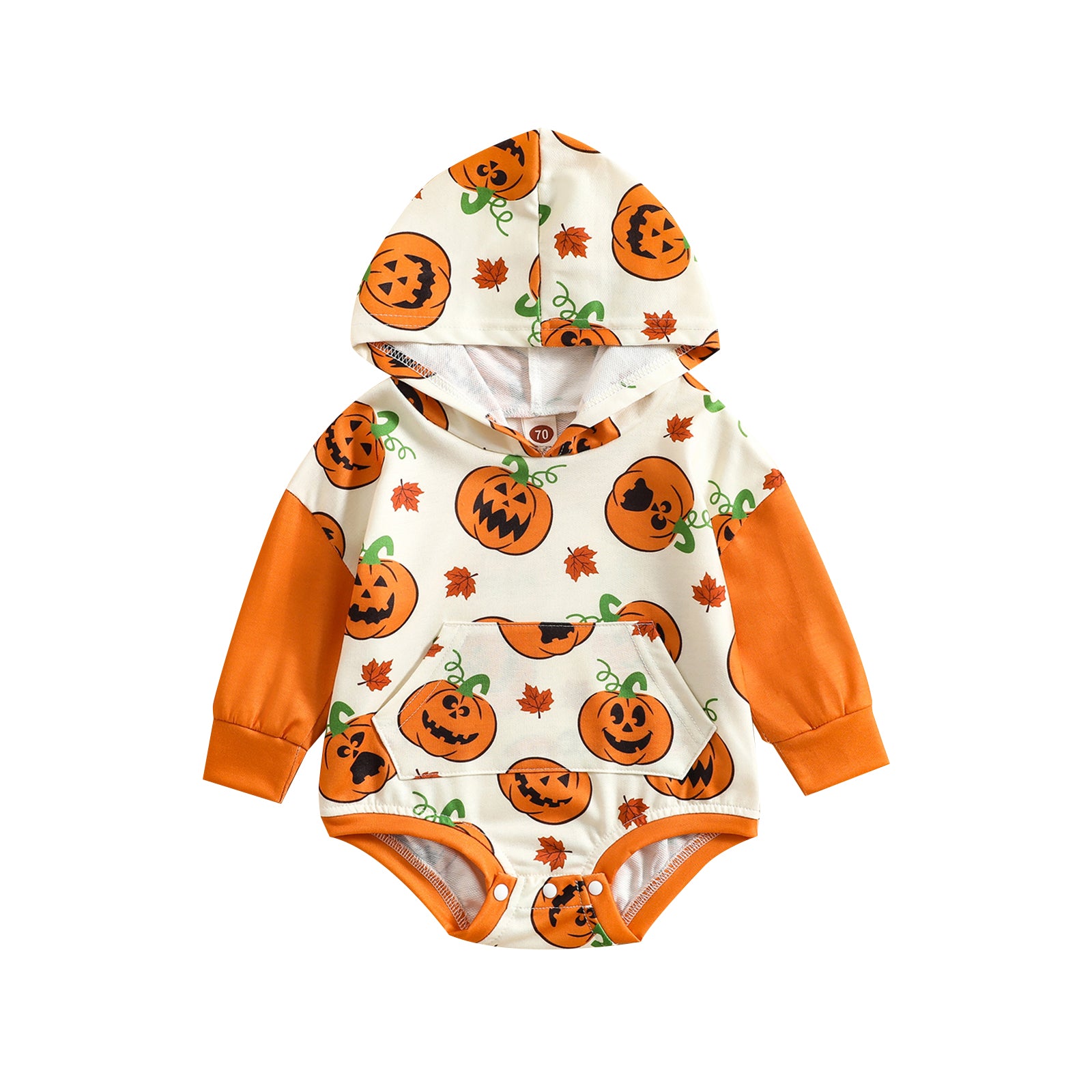 Pumpkin Print  Romper