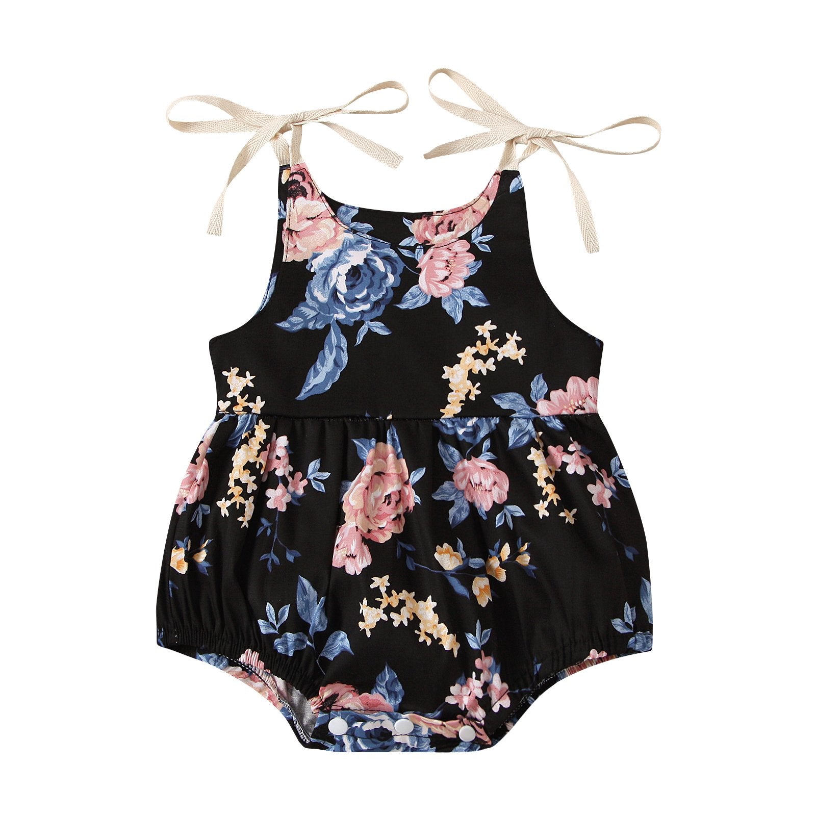 Baby Girl Floral Romper.