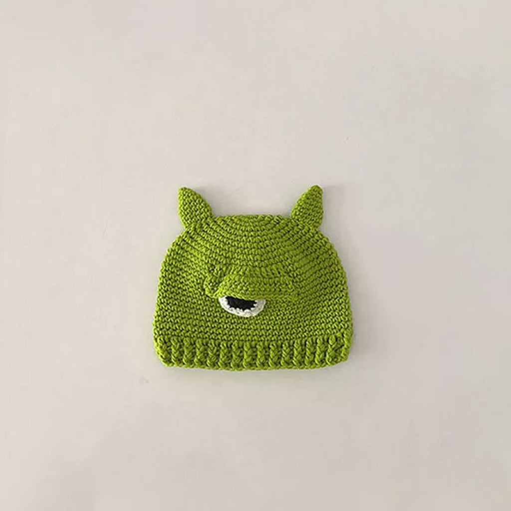Baby Monster Knit Hat.