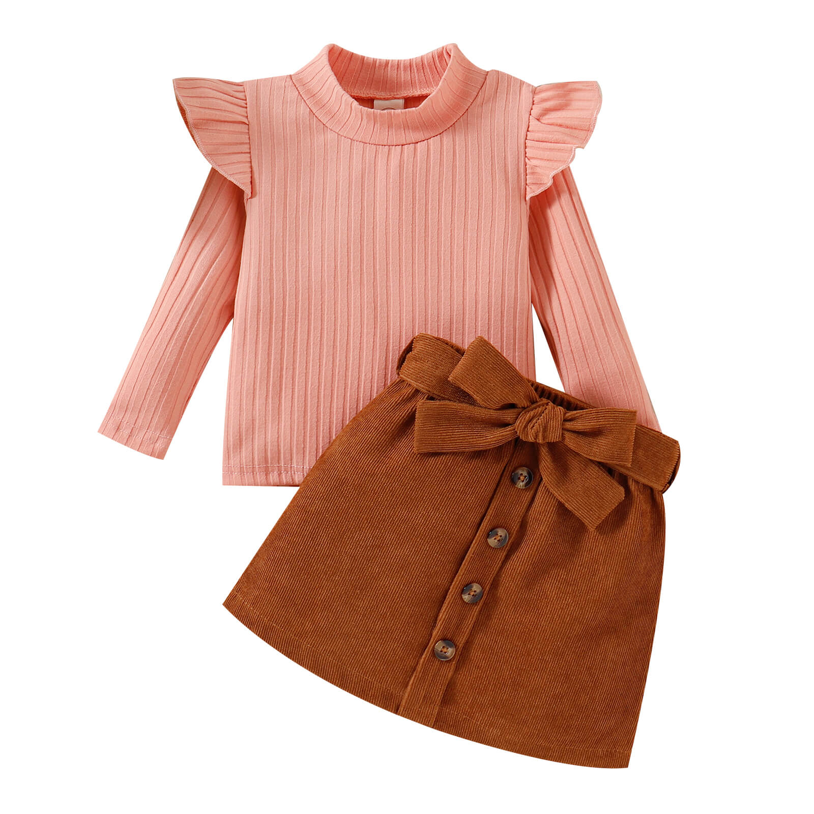 Toddler Corduroy Skirt Set.