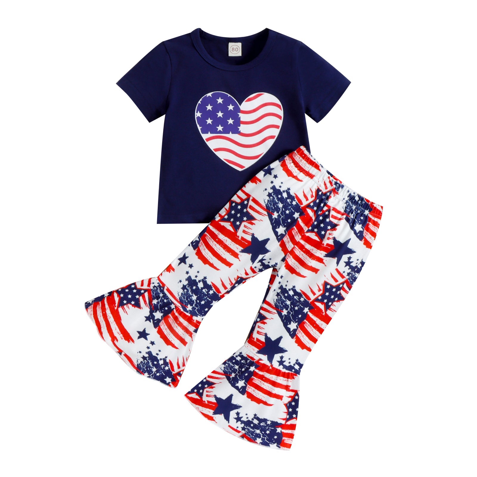 Toddler Girl Independence Day Suits.