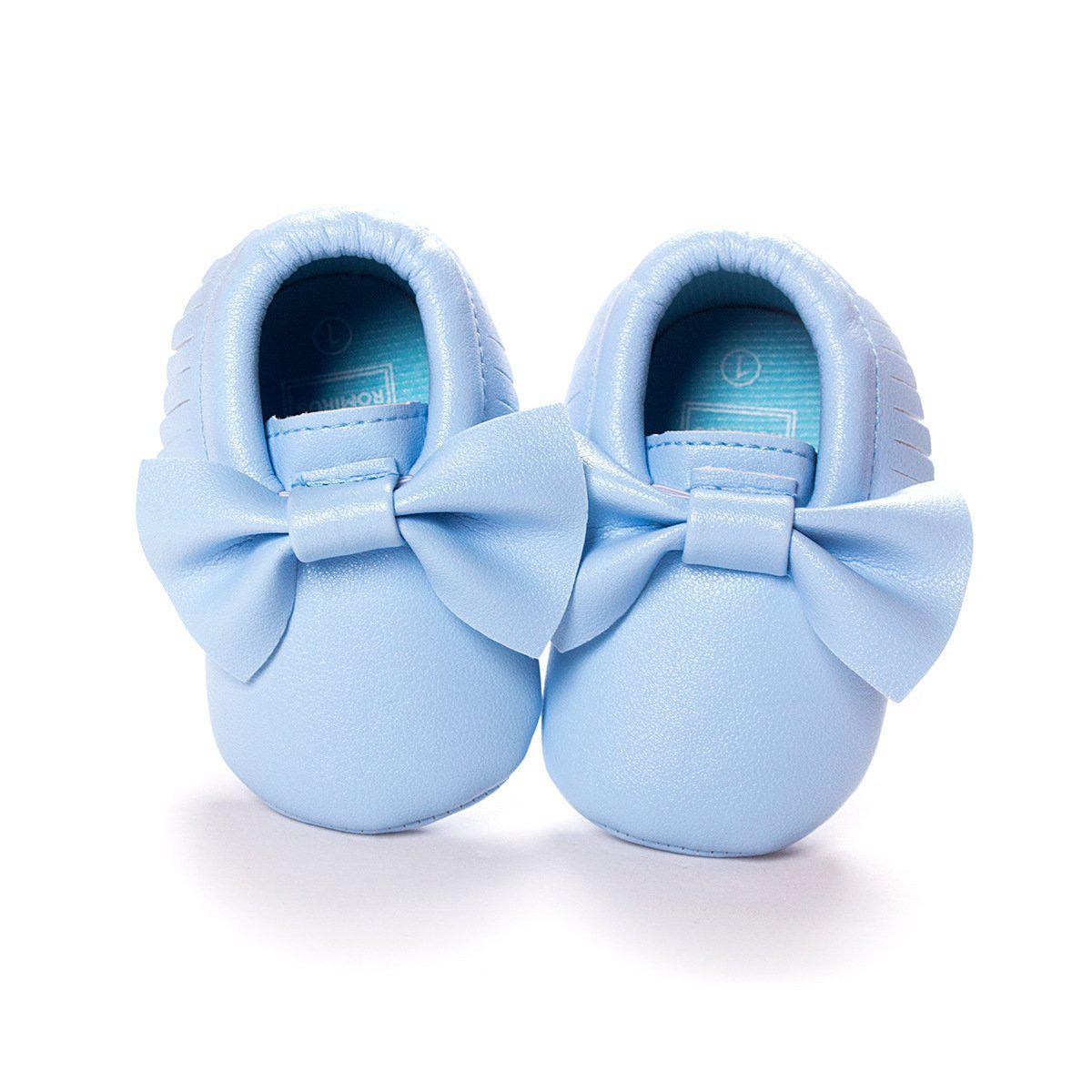 Baby Simple Bowknot Shoes-visikids