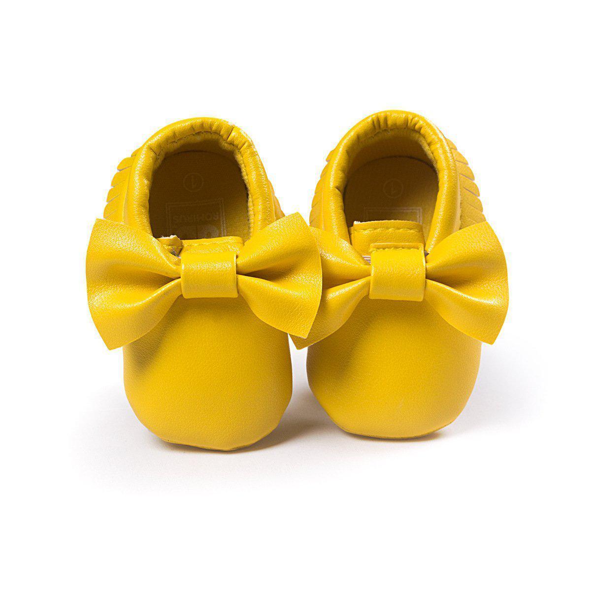 Baby Simple Bowknot Shoes-visikids