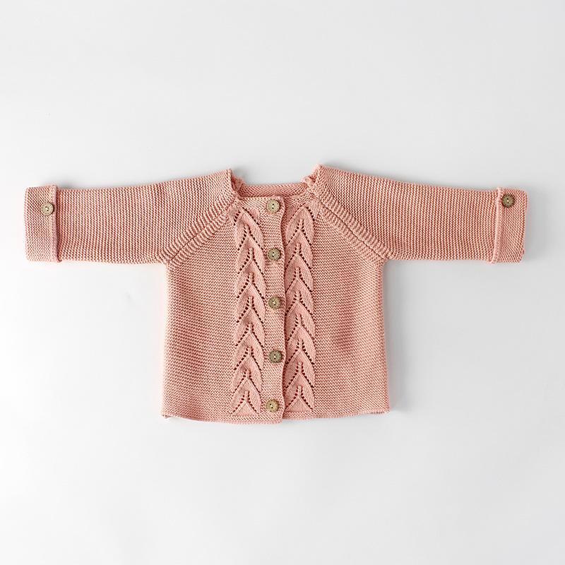Baby Cotton Knit Sweater Set.
