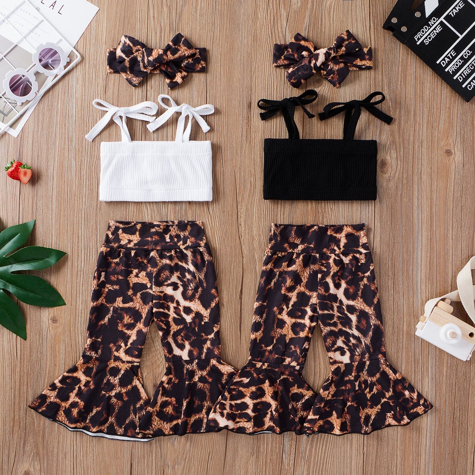 Baby Girl Leopard Suits-lulububbles